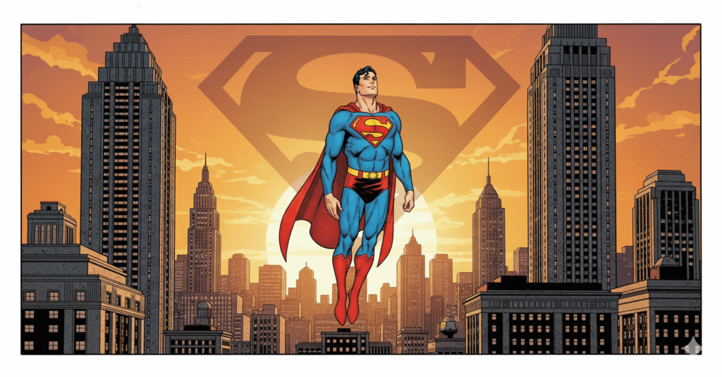 Superman in the city